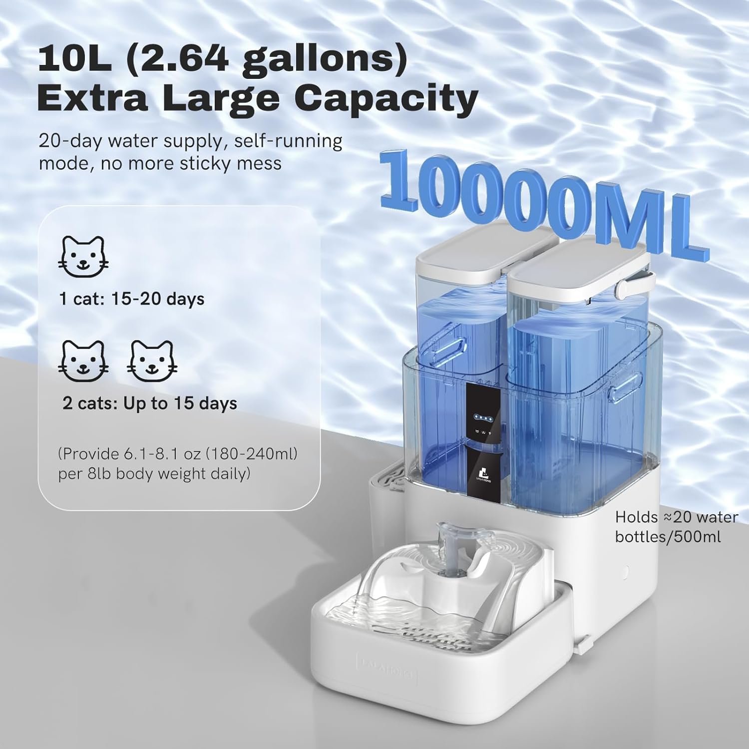 Detalle de la fuente inteligente LALAHOME en uso